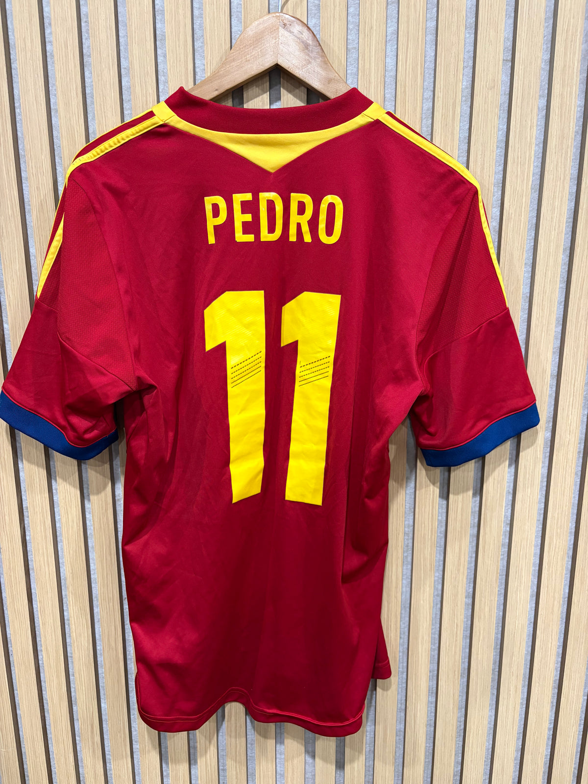 Spain 2012-13 Home Shirt Pedro 11