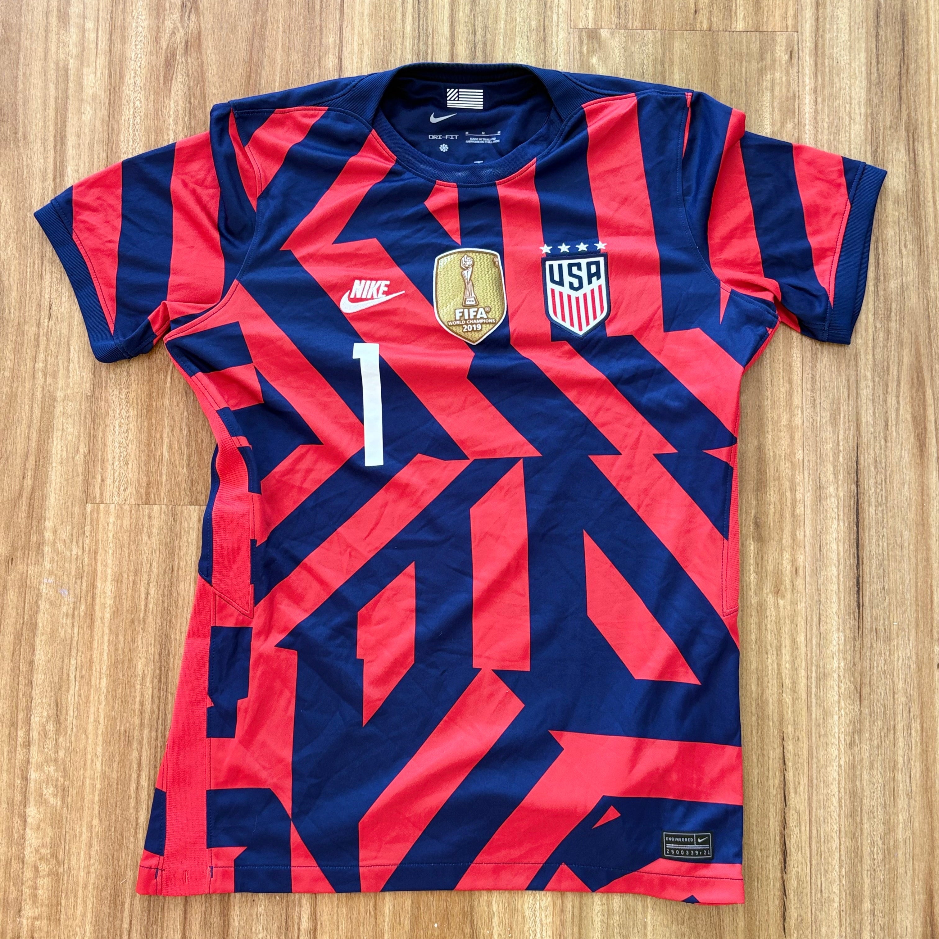 USA Women 2021 Home Shirt Naeher 1 (Medium, W)