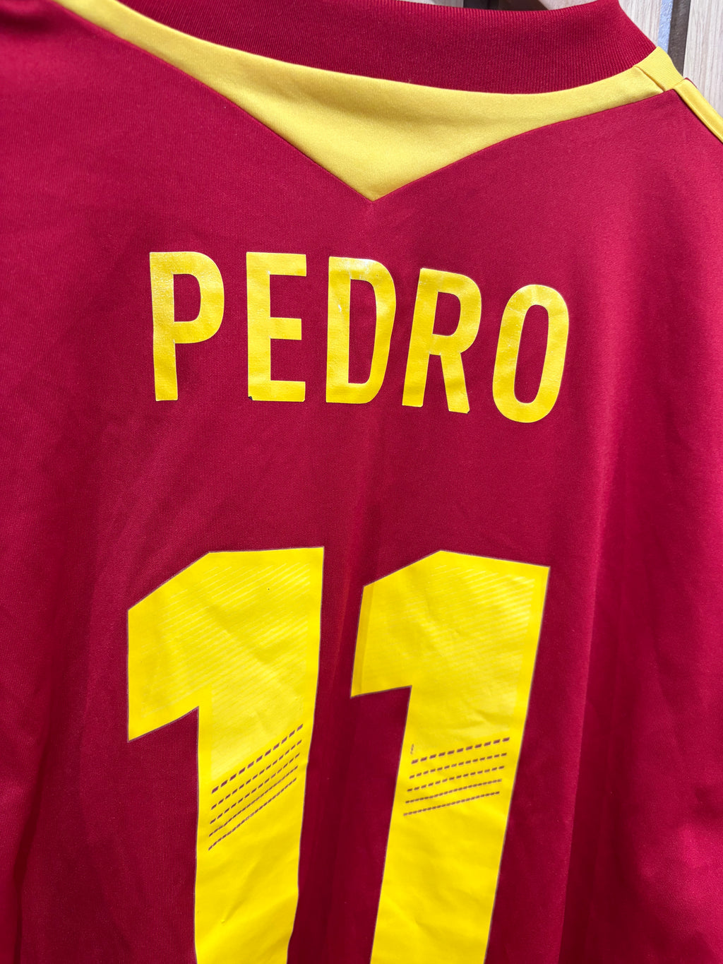Spain 2012-13 Home Shirt Pedro 11