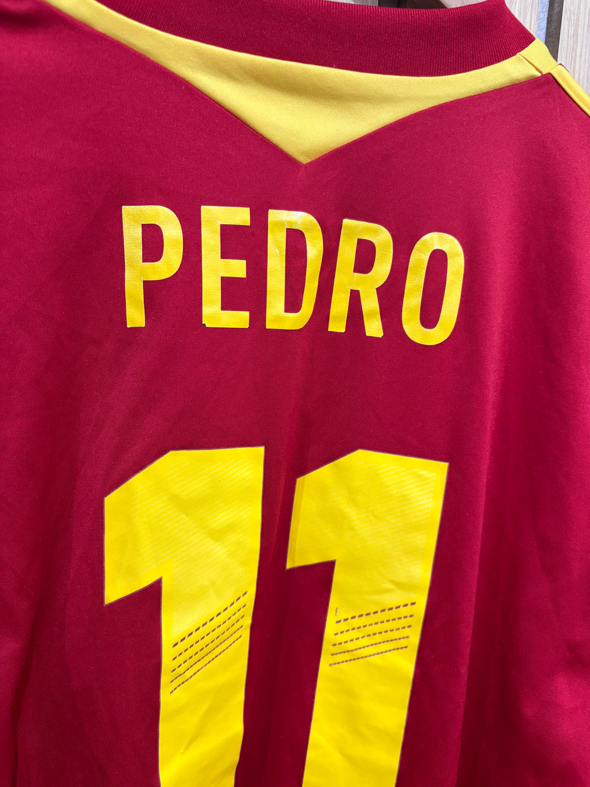 Spain 2012-13 Home Shirt Pedro 11