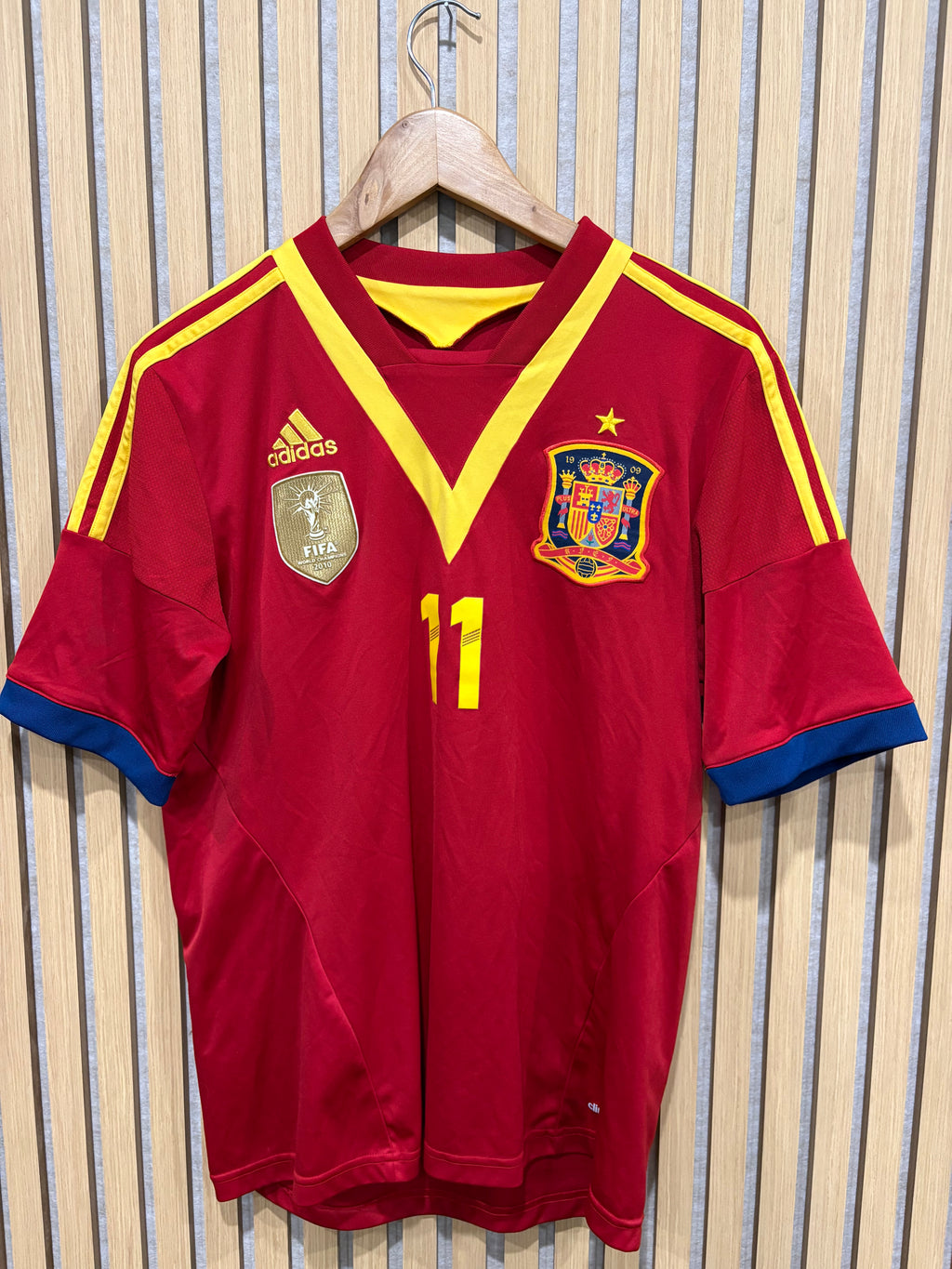 Spain 2012-13 Home Shirt Pedro 11