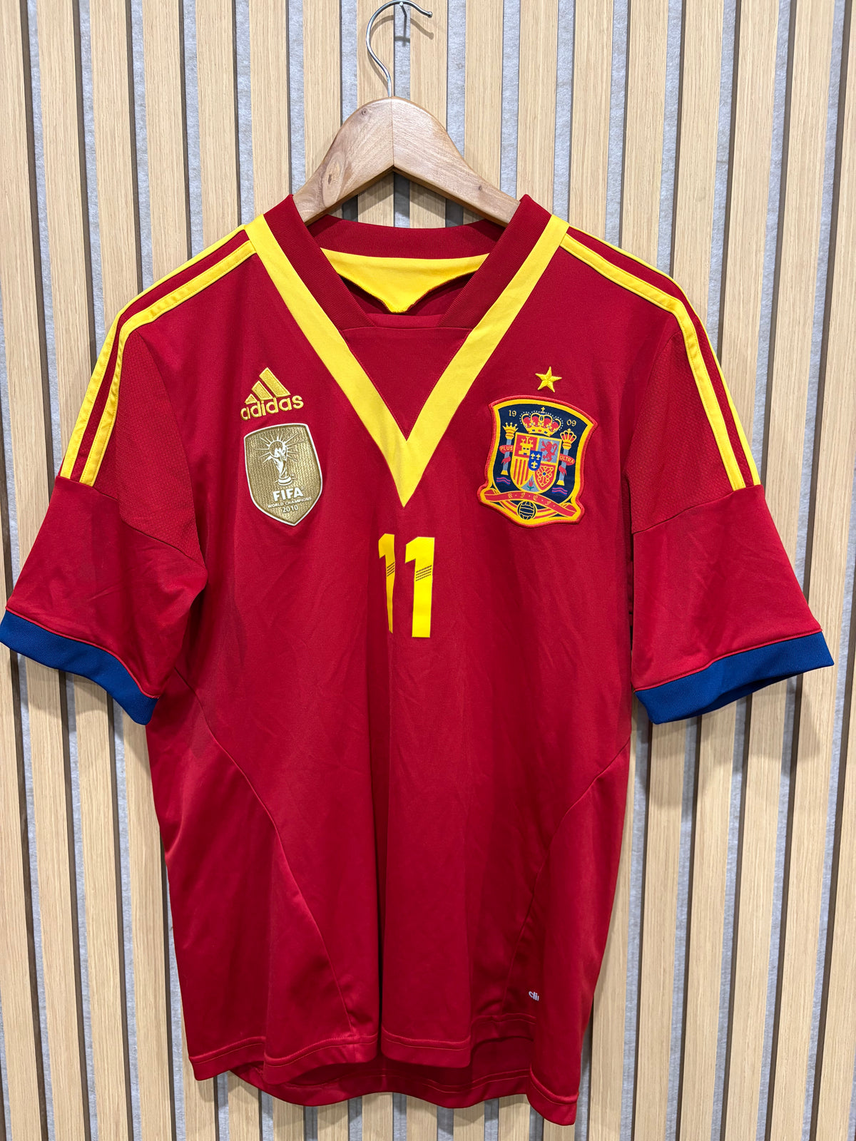 Spain 2012-13 Home Shirt Pedro 11