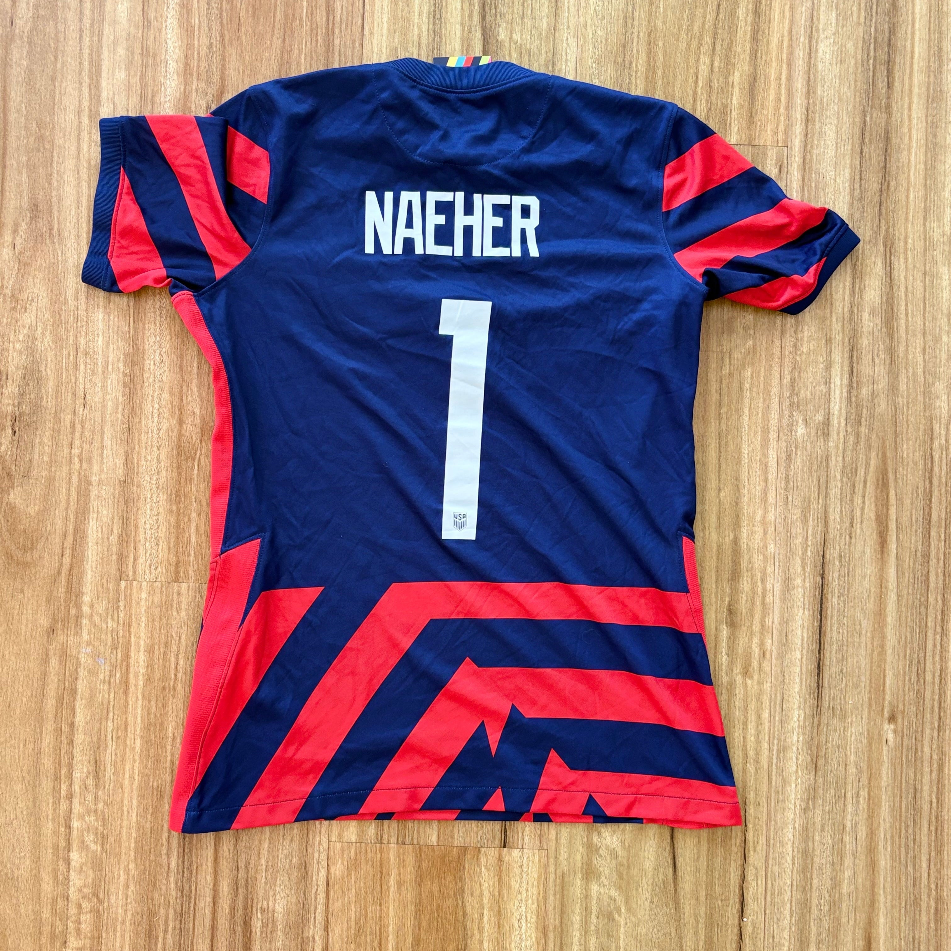 USA Women 2021 Home Shirt Naeher 1 (Medium, W)