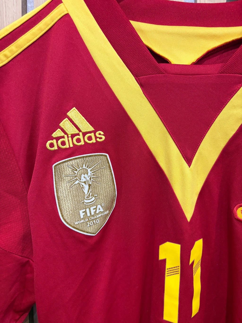 Spain 2012-13 Home Shirt Pedro 11